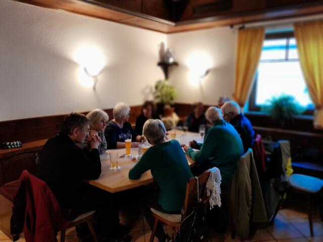 Bei der Einkehr im Gasthaus Sonne in Schmachtenberg | Foto: Ferdinand Lang