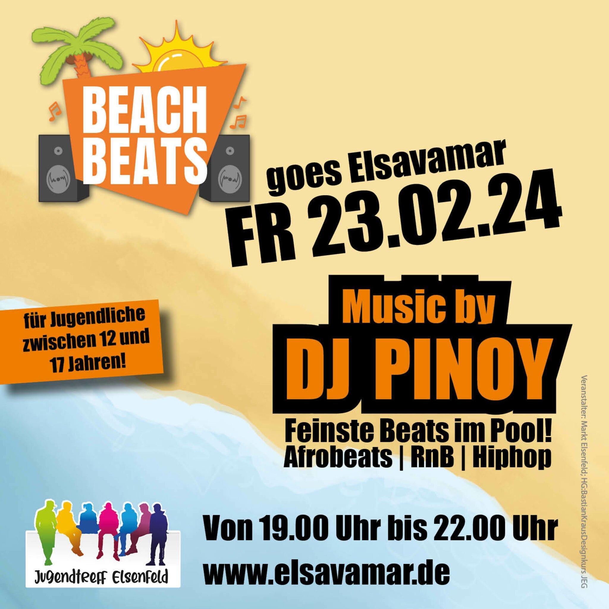 BeachBeats goes Elsavamar Feinste Beats im Pool Afrobeats, RnB und