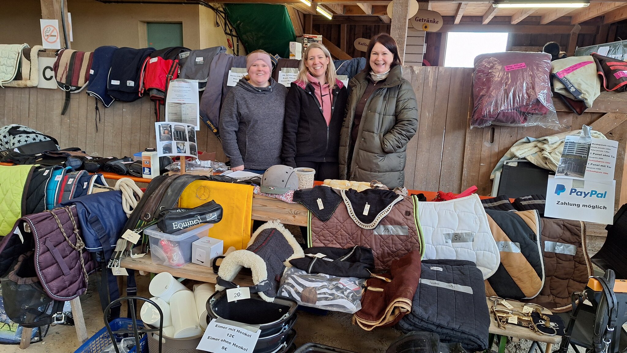 Reiterflohmarkt in Mönchberg,ein voller Erfolg! Der Reitverein lud