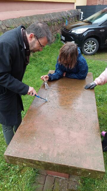 Ministranten Weilbach - hier mit Landrat Jens Marco Scherf | Foto: Roland Lutz