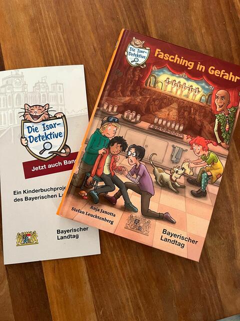 Bild: "Die Isar-Detektive" Band 4, ein Kinderbuchprojekt des Bayerischen Landtags. | Foto: Bürgerbüro MdL