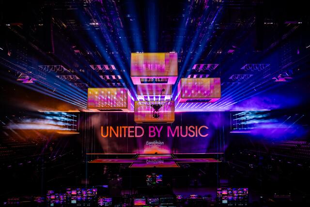 In diesem Jahr steht der ESC unter dem Motto „United By Music“, eine hochpolitische Botschaft inmitten der aktuellen globalen Ereignisse. | Foto: ARD