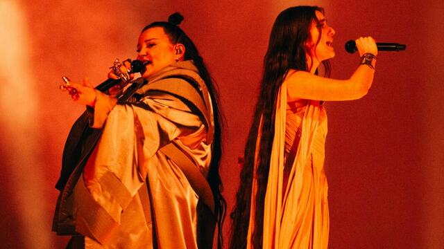 Alyona Alyona &amp; Jerry Heil singen "Teresa &amp; Maria" für die Ukraine. Der Elektrofolk-Rapsong wird bereits für einen der vorderen Plätze gehandelt. | Foto: ARD