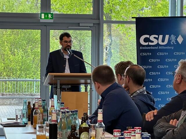 Bild: Michael Schwing, Bezirksrat und CSU-Kreisvorsitzender.