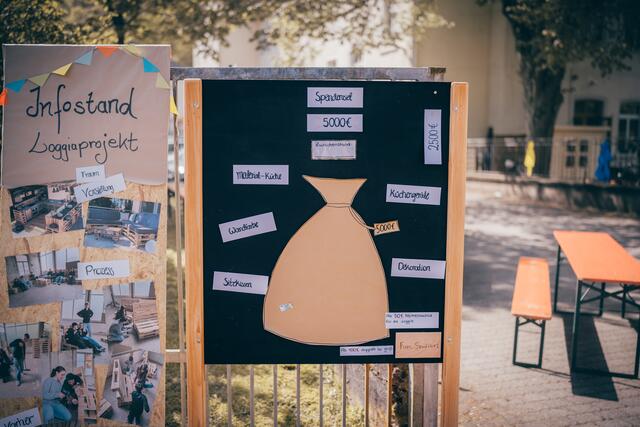 Informationsstand des Loggiaprojekts | Foto: Jan Wöber