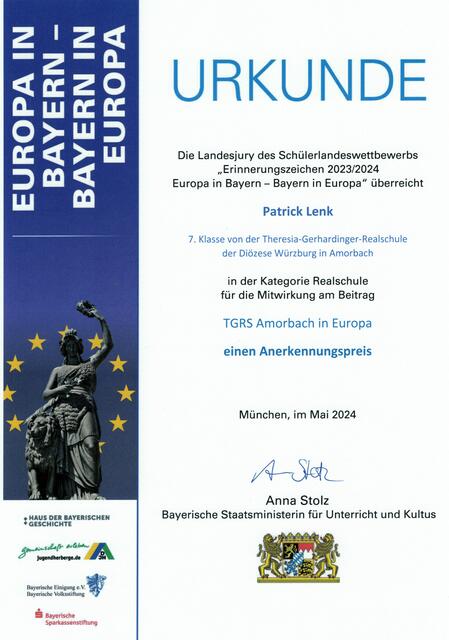 Erinnerungszeichen Bayern