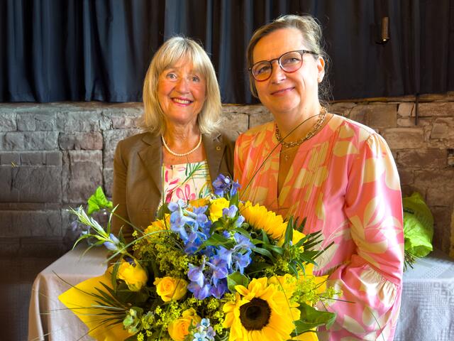 Präsidentin Sabine Allié und Past-Präsidentin Anne Bumm | Foto: Waldemar Stockert
