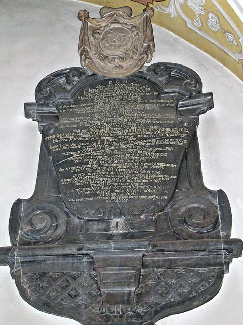 Das Epitaph der Fürstin Christina Polyxena zu Löwenstein in der Gnadenkapelle