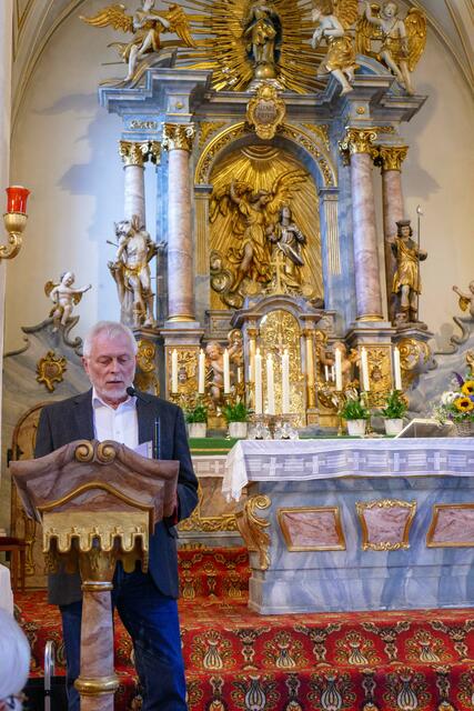 Günther Vogt, 1. Brudermeister der "Fünf-Wunden-Bruderschaft" Miltenberg