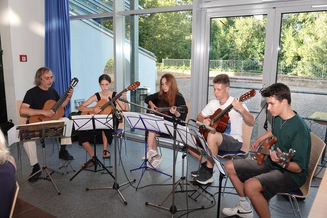 Das Musikforum begeisterte mit wunderschönen Beiträgen zum Jubiläum.