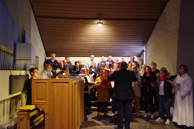 Projektchor, Schola und Organist  | Foto: Michael Schäfer