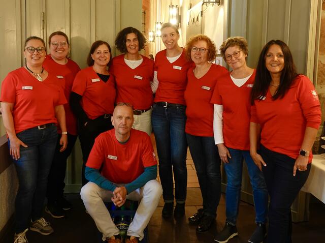 Fleißige Caritas-Kräfte