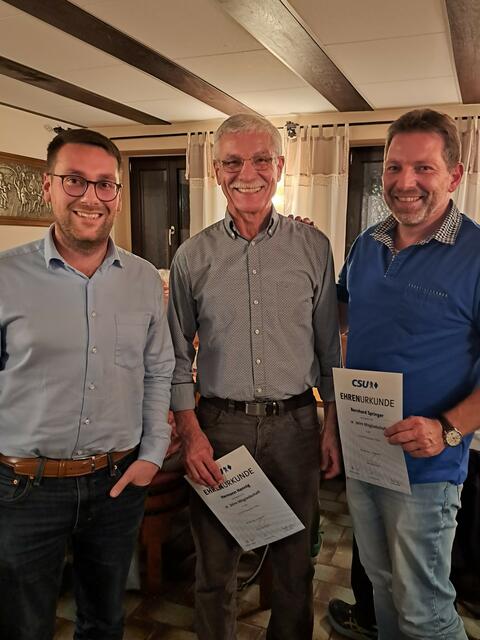 Steffen Häfner, Hermann Hennig, Bernhard Springer | Foto: Tanja Kerins