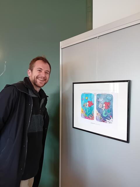 Karikaturenausstellung zur Umweltkrise: Ein ernstes Thema unterhaltsam präsentiert | Foto: Petra Münzel