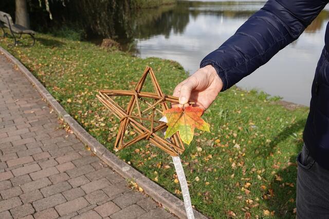 Unter Anleitung entstanden aus Weidenruten Hängelichter oder herbstliche Deko-Kränze. 