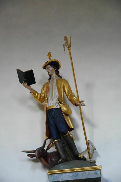 Am 20. Oktober ist der Tag des heiligen Wendelin. In nahezu jeder ländlichen Kirche kann man ihn entdecken. Vor allem in den letzten Jahrhunderten avancierte er zu einem der beliebtesten Heiligen.