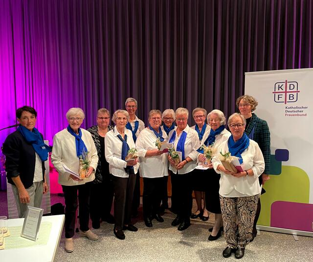 Ehrung 40 bis 49 Jahre Mitgliedschaft 