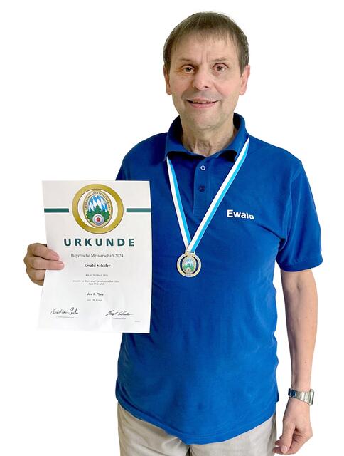 Ewald Schäfer aus Sulzbach – Schütze (Verein: KK Schützengesellschaft Sulzbach 1926) | Foto: privat