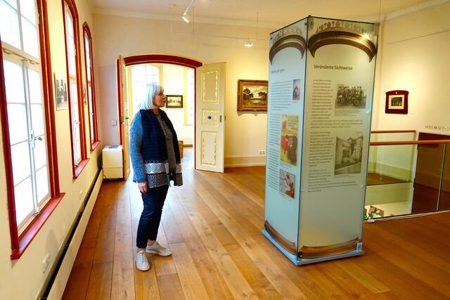 Im Mittelpunkt der Stiftungssammlung Schlösschen im Hofgarten, gestiftet vom Wertheimer Kunstsammler Wolfgang Schuller, stehen Gemälde, Aquarelle und Pastelle der Berliner Secession. Foto Roland Schönmüller