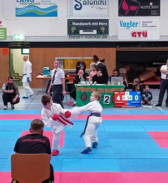 Bild zeigt Dhammika Wettkampfteilnehmer: "Disziplin-Kumite"  | Foto: Shito-Ryu Dhammika Karate-Do Amorbach