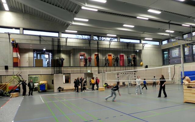 Die Turnhalle Keimstraße war ebenfalls geöffnet. | Foto: Bild: Bernd Stieglmeier