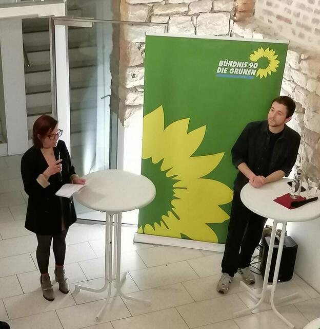 Franziska Deckelmann, Poetry Slamerin
Peter Weis, Bundestagskandidat | Foto: Werner Billmaier