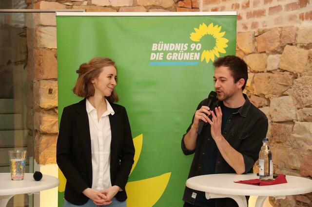 Eva Lettenbauer, Landesvorsitzende und Peter Weis, Bundestagskandidat | Foto: Werner Billmaier