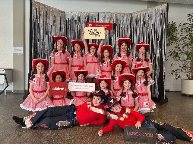 NCV-Kindergarde als Cowboys und Cowgirls beim Freundschaftsturnier der Mainfunken in Mainaschaff. | Foto: Alina Rohmann