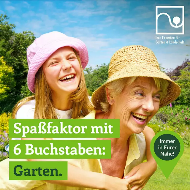 Spaßfaktor mit 6 Buchstaben: Garten  | Foto: Galabau-Bayern