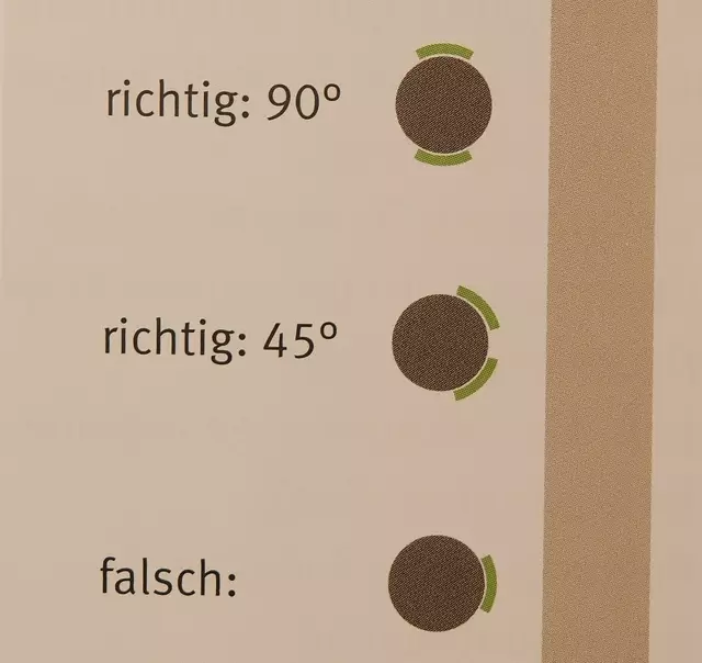 Der Wanderer soll die Zeichen immer im Blick haben. Deshalb ist die so genannte "Parallelmarkierung" (unten) falsch und bringt Abzüge bei der Qualifizierung der Wege. | Foto: Spessartbund 1913 e.V.