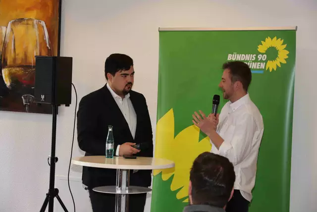 Bundestagsabgeordneter Niklas Wagener (links) und Peter Weis | Foto: Werner Billmaier