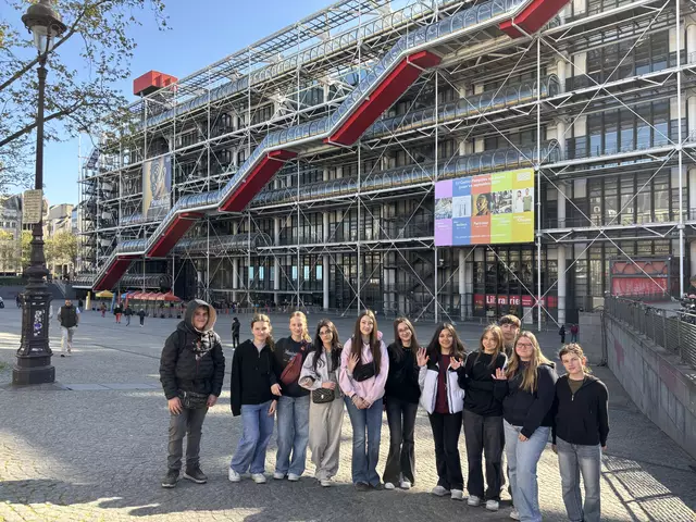 Am Centre Pompidou in Paris | Foto: Brigitte Hartung-Bretz