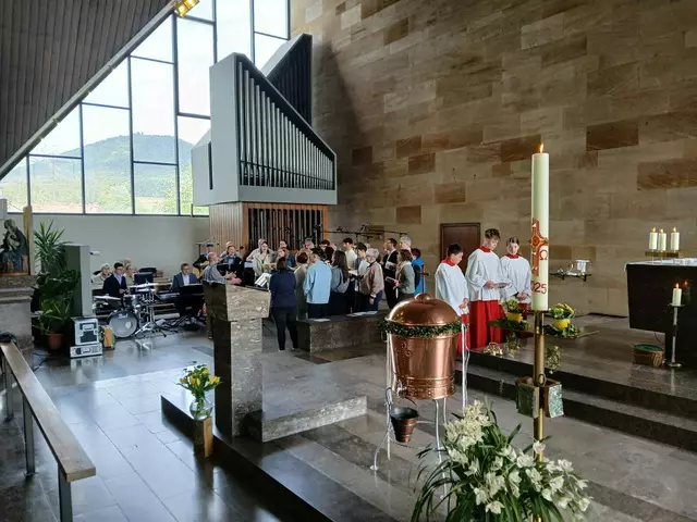 Ostermontag in der Pfarrkirche St. Margareta in Bürgstadt | Foto: Matthias Geis
