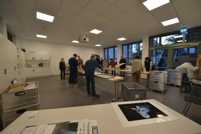Vorbereitungen für die Fotoausstellung "Lost &amp; Dark Places im Spessart" | Foto: Foto- und Filmclub Kleinwallstadt