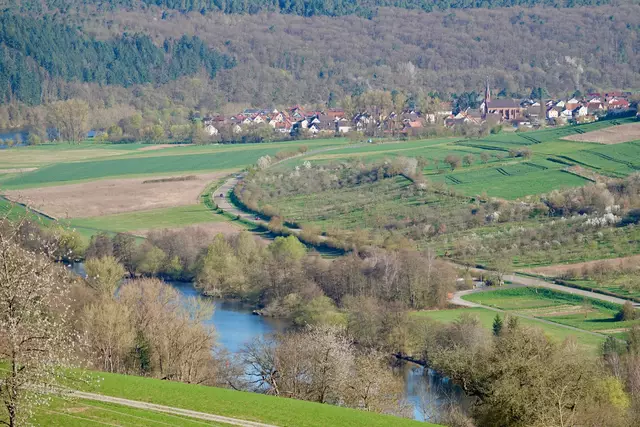 Main-Szenerie im Mai.