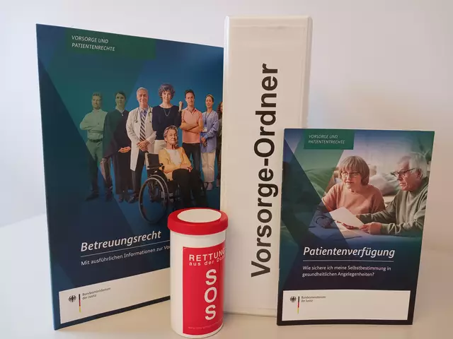 Wichtige Vorsorgedokumente und Broschüren | Foto: BSA e.V.