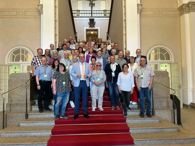 Die Besuchergruppe aus dem Landkreis Miltenberg | Foto: Bürgerbüro Zöller