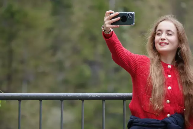 Selfies sind schwer in Mode. 