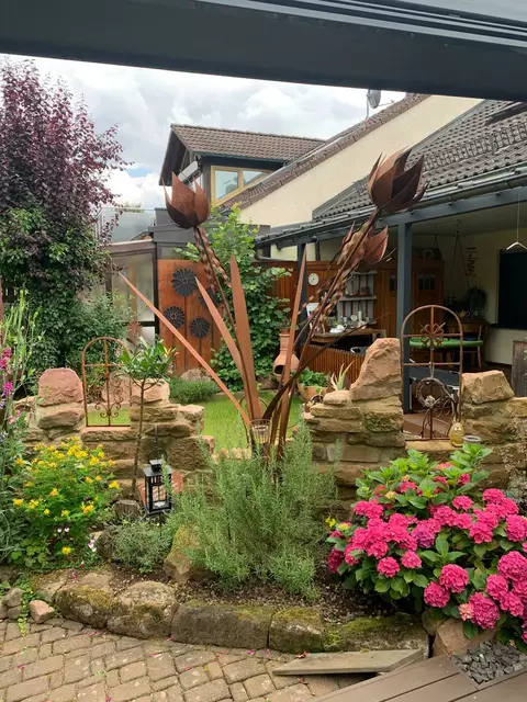 Garten von Renate und Winfried Mengler in Großheubach. | Foto: privat