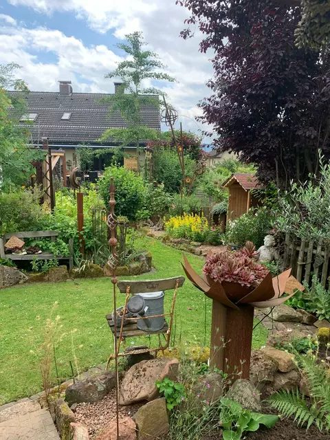 Garten von Renate und Winfried Mengler in Großheubach. | Foto: privat