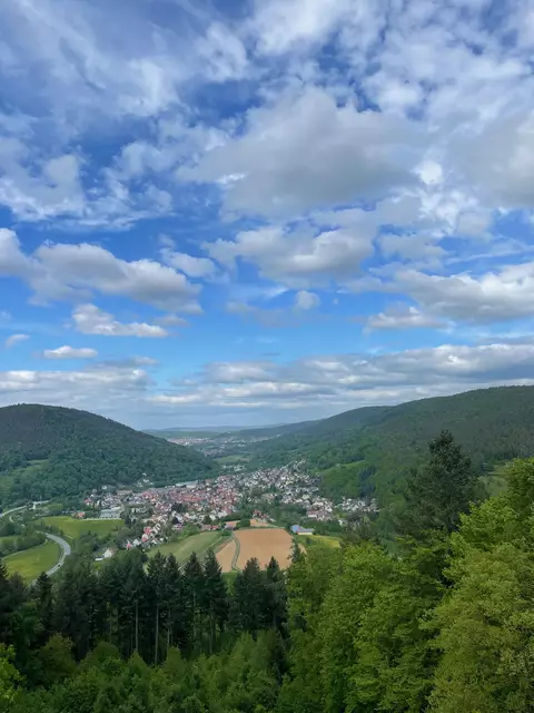 Blick auf Weilbach.
