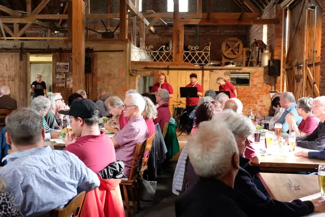 Ehrenabend in der idyllischen "Kronescheune" | Foto: Musikverein Concordia Elsenfeld