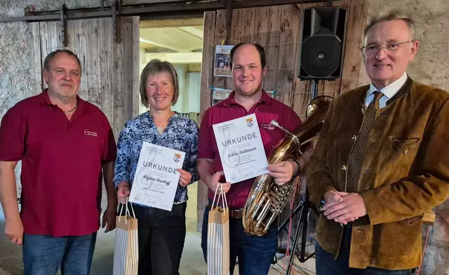 25 Jahre aktive Mitgliedschaft | Foto: Musikverein Concordia Elsenfeld