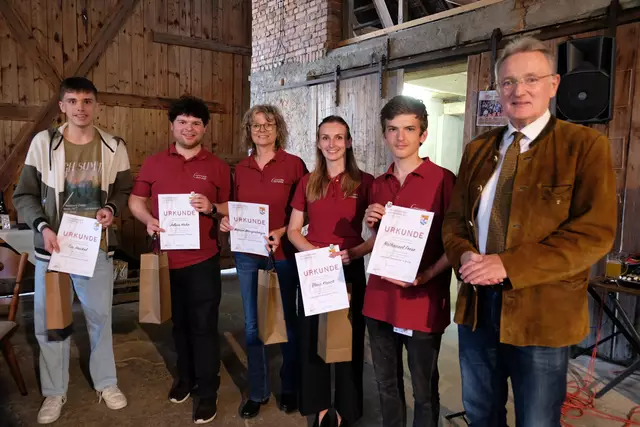 10 Jahre aktive Mitgliedschaft | Foto: Musikverein Concordia Elsenfeld