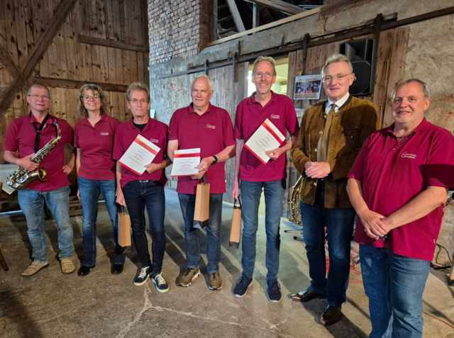 60 Jahre aktive Mitgliedschaft | Foto: Musikverein Concordia Elsenfeld