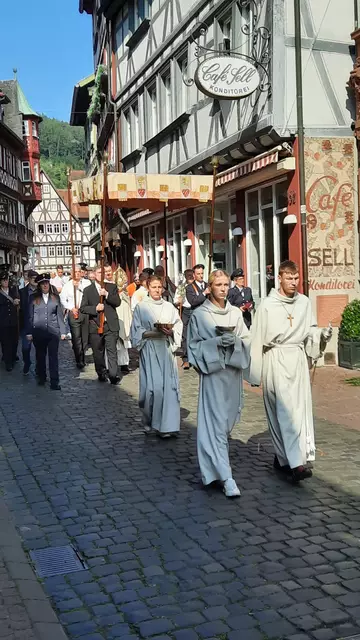 Fronleichnamsprozession durch die Altstadt von Miltenberg | Foto: Thomas Bertlwieser