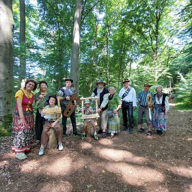 Die Spessarträuber stellen auch mal kleine Schlawiner-Magier... | Foto: privat - Wir in Mönchberg e.V.