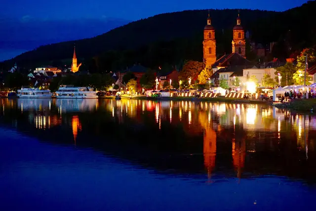 Blaue Stunde in Miltenberg am Main