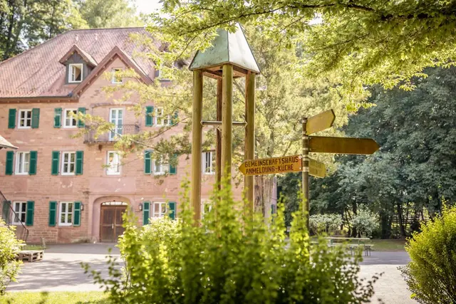 Direkt hinter der Villa Elsava liegt der TeamPark | Foto: SLH Hobbach