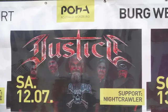 Begeisterung pur: Die fränkische Band „Justice“ spielte auf der Wertheimer Burg mit kraftvollem Sound und markanter Handschrift. 
